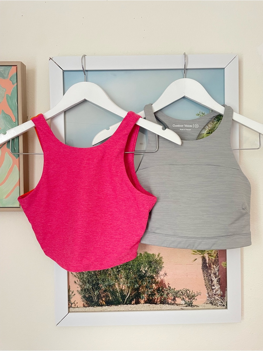 Outdoors Voices Bundle of 2 Venus & TechSweat Crop Sports Bras Size XS